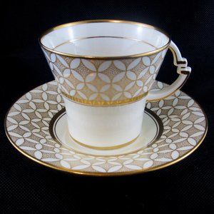 Vintage Royal Albert Bone China - "Art Deco" Cup & Saucer
